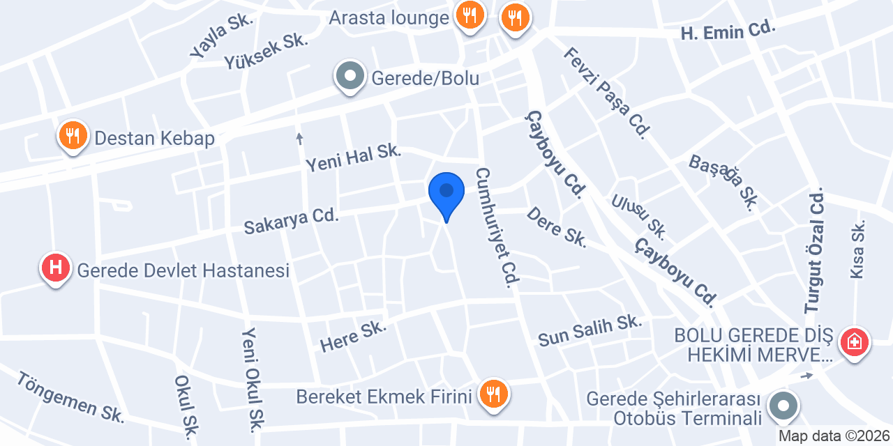 Alya Toplantı & Düğün Salonu konumu