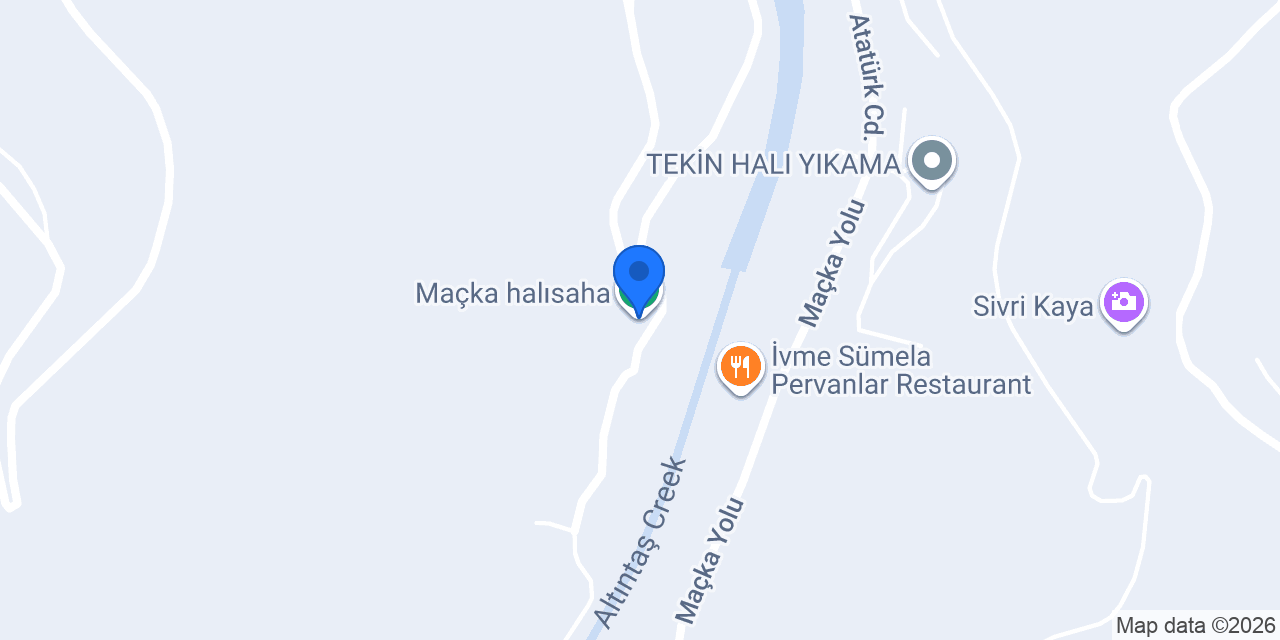 Maçka halısaha konumu