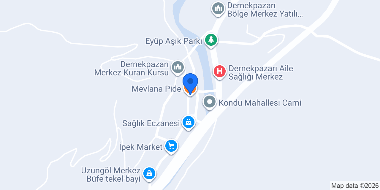 Çaykara Tur - Dernekpazarı Şubesi konumu