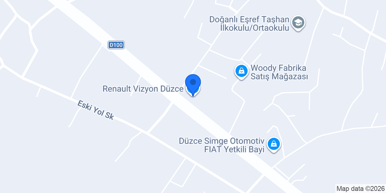 Renault Vizyon Düzce konumu