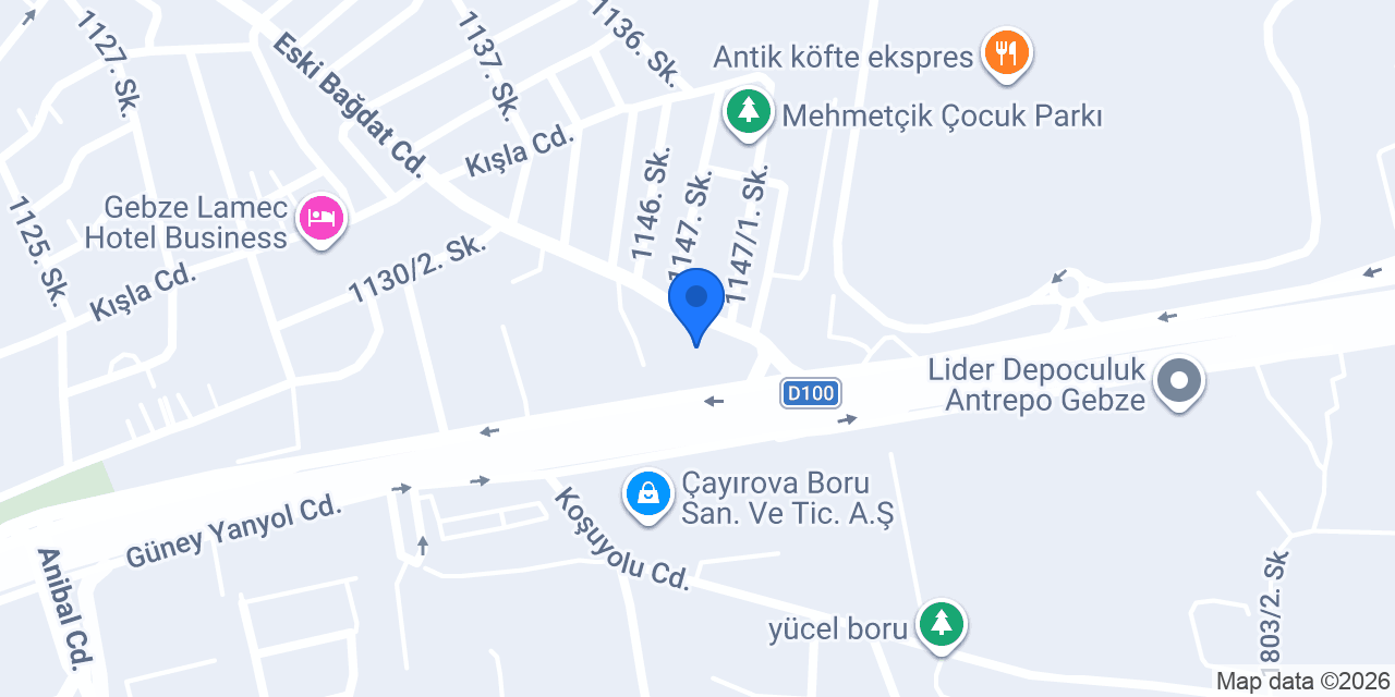 Cengiz Gıda konumu