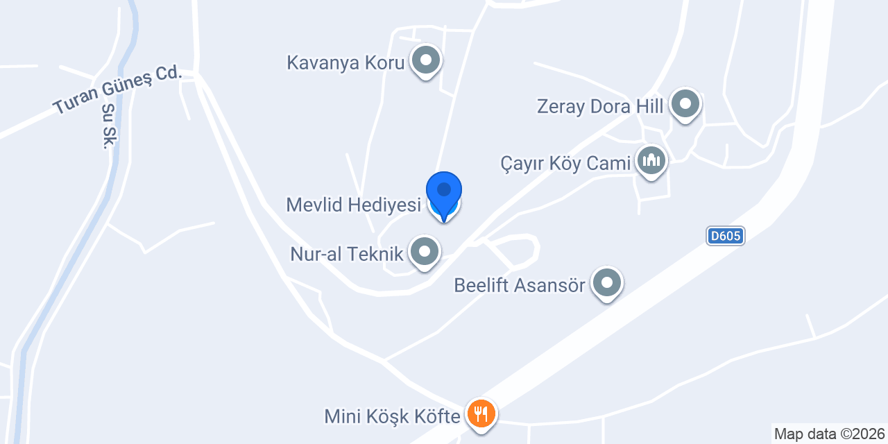 Tasarım Şeker konumu