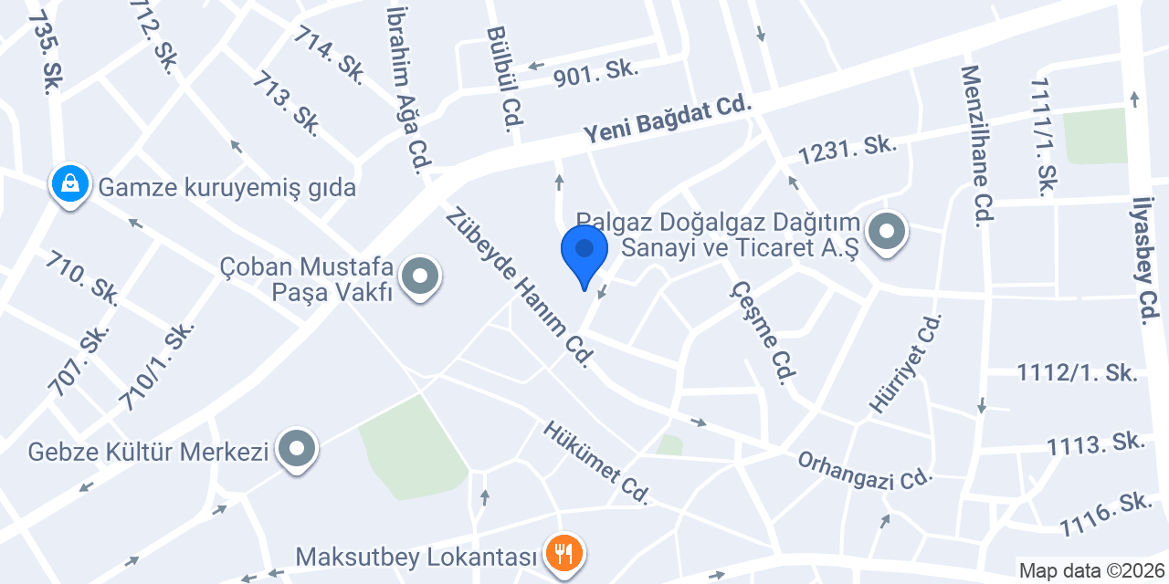 Dinçler Grup konumu