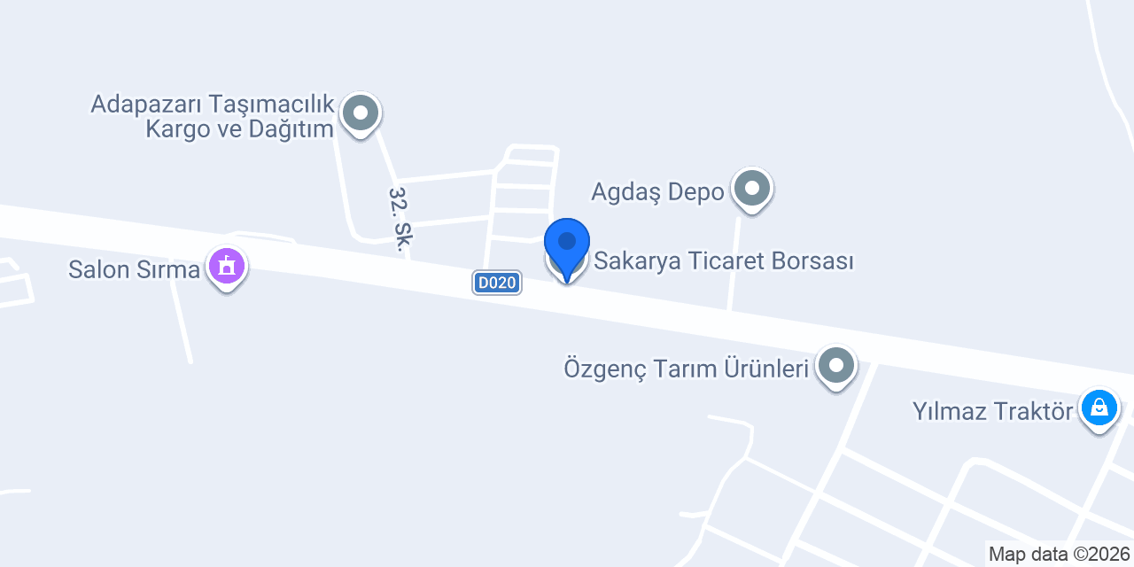 Sakarya Ticaret Borsası konumu