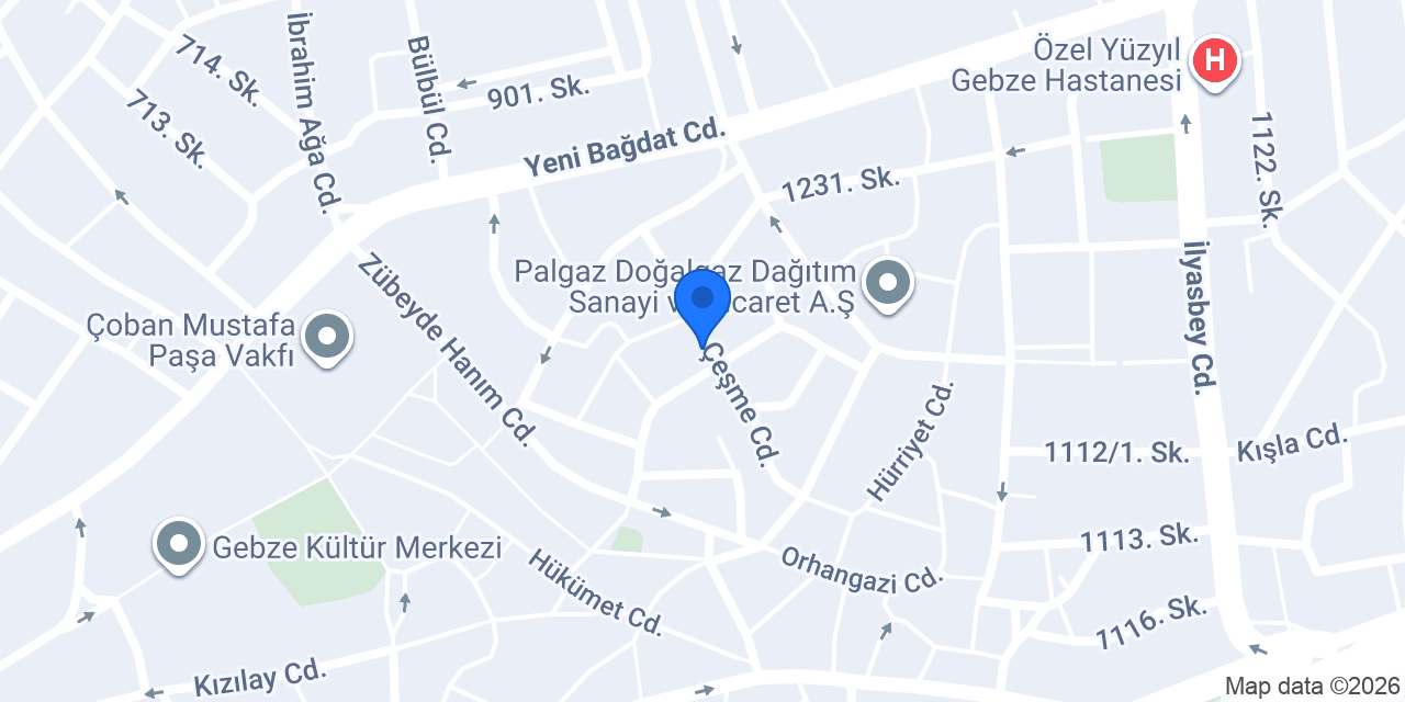 GEBZE KUAFÖR REYHAN konumu