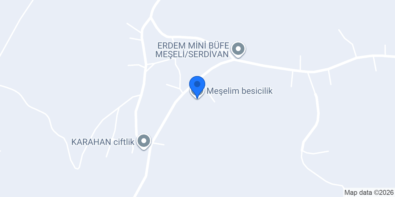 Meşelim besicilik konumu