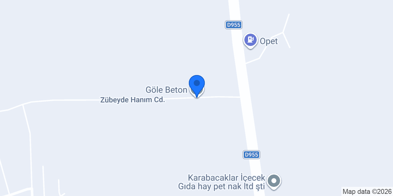 Göle Beton konumu