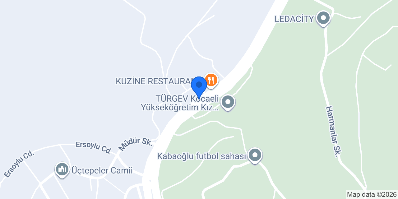 İşte Cafe konumu