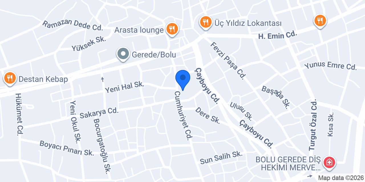 Güven Veteriner Kliniği konumu