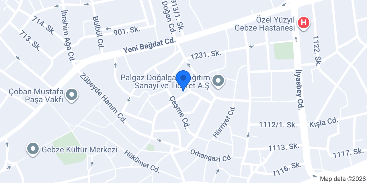 Gebze Alyans Düğün Salonu konumu