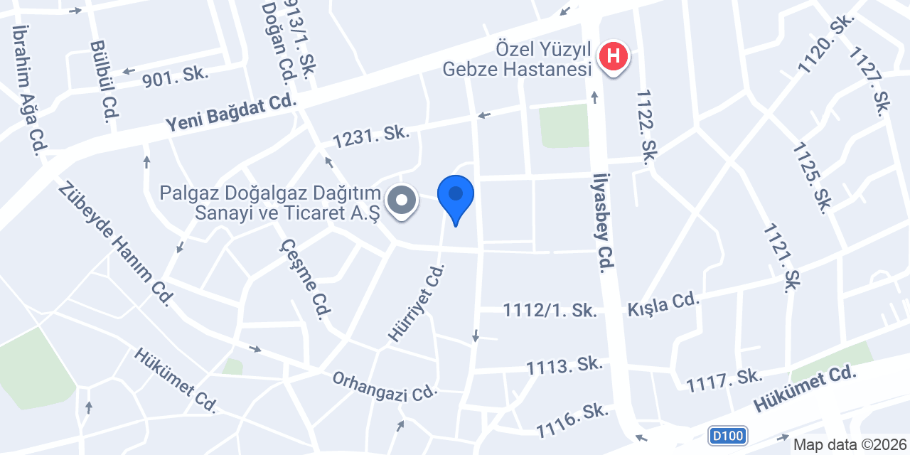 Gebze Psikolog Simge BARIŞ konumu
