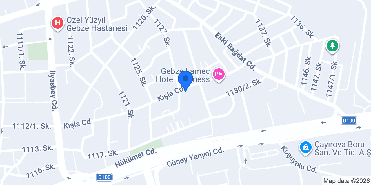 Tema Atölyesi konumu
