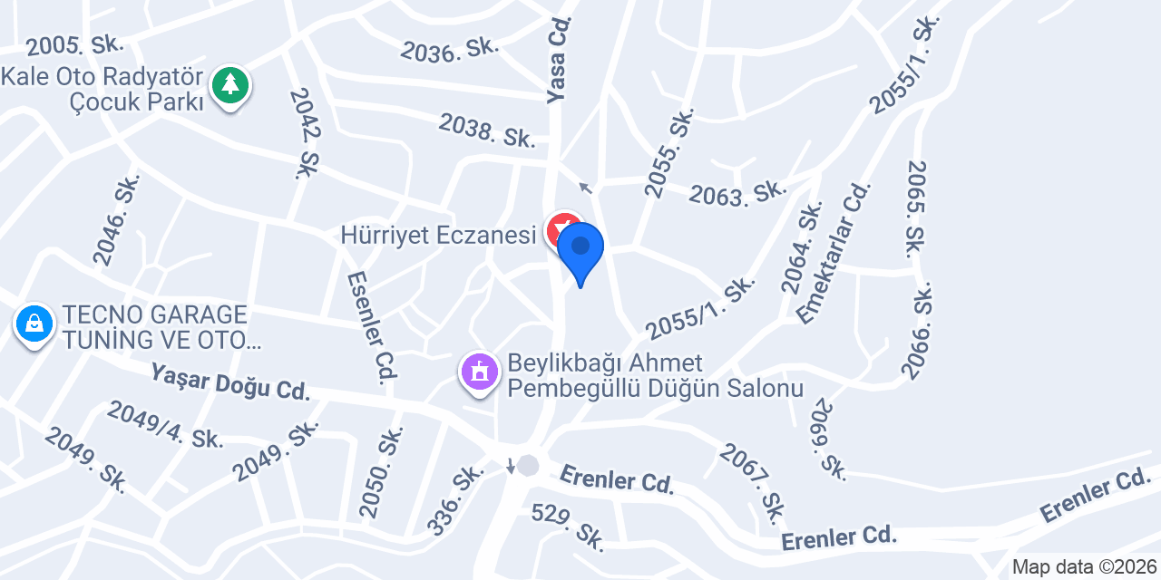 Özlem Tekel Market konumu