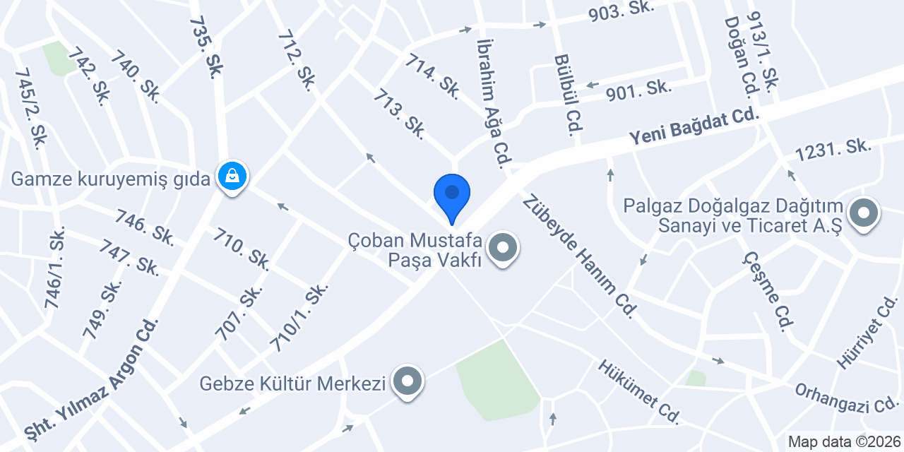 Yeni Hayat Eczanesi konumu