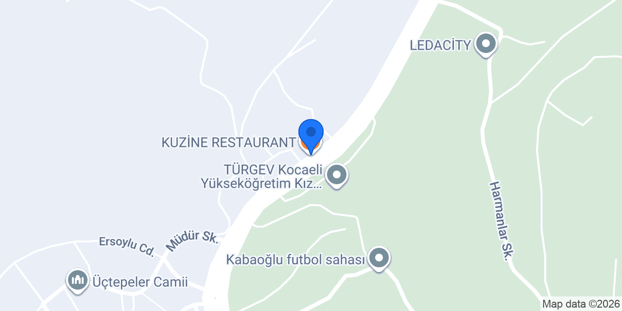 KUZİNE RESTAURANT konumu