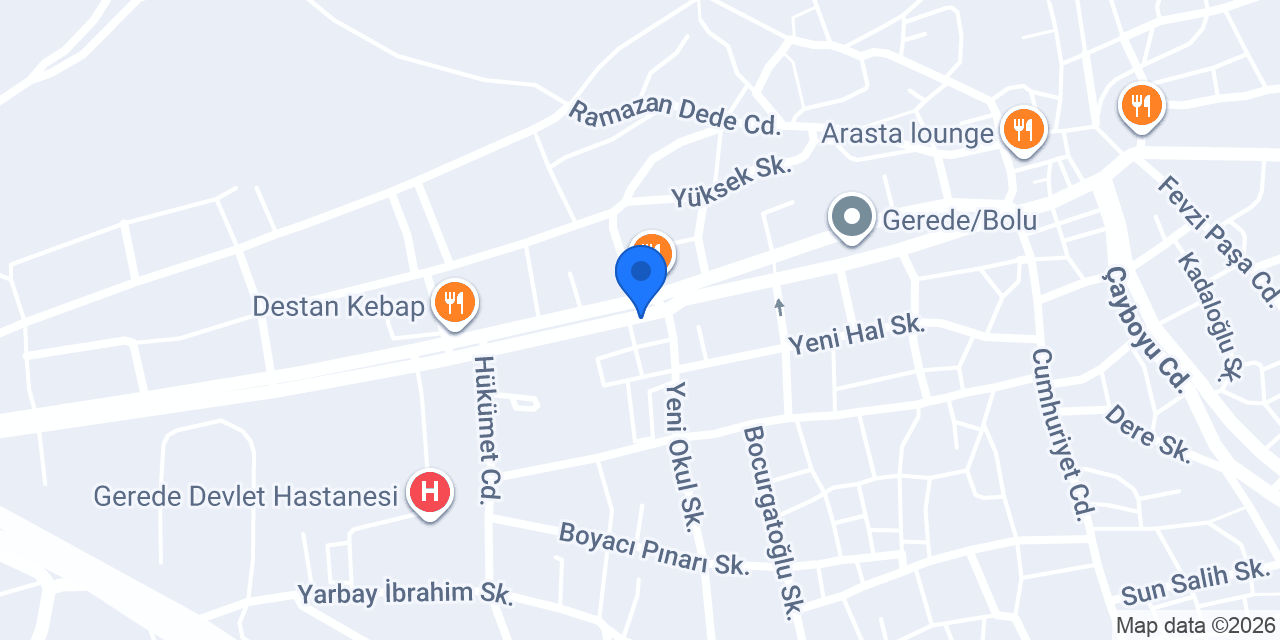 GEREDE ALTUĞ İŞİTME CİHAZLARI konumu