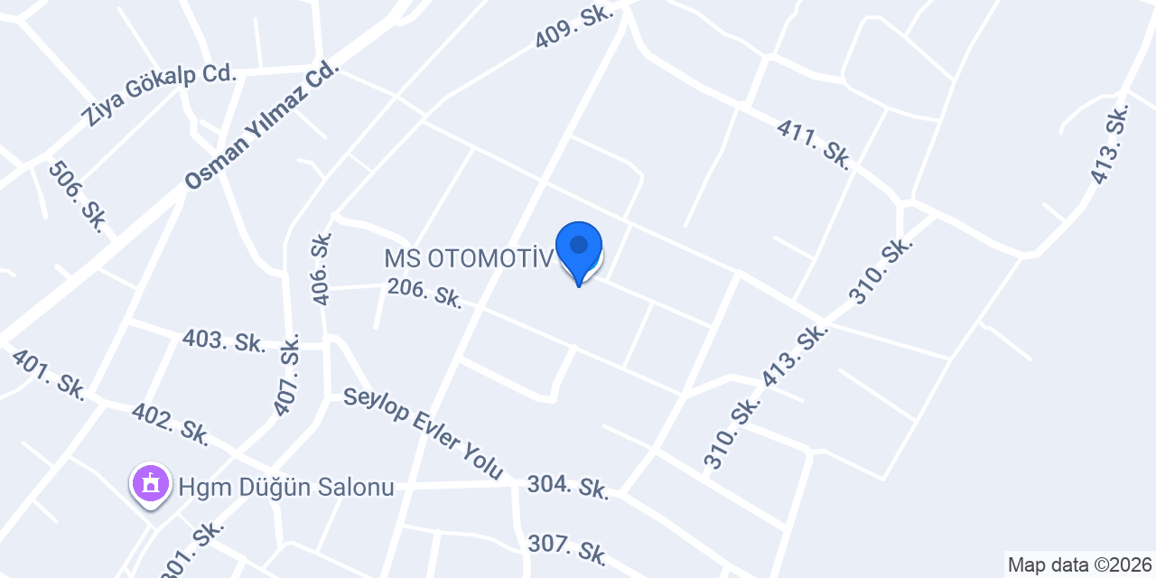 MS OTOMOTİV konumu
