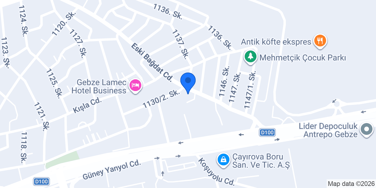 Coşkunlar Yapı Malzemeleri konumu