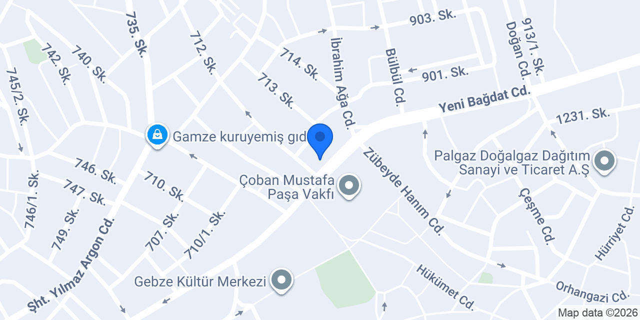 Karaca Gebze konumu