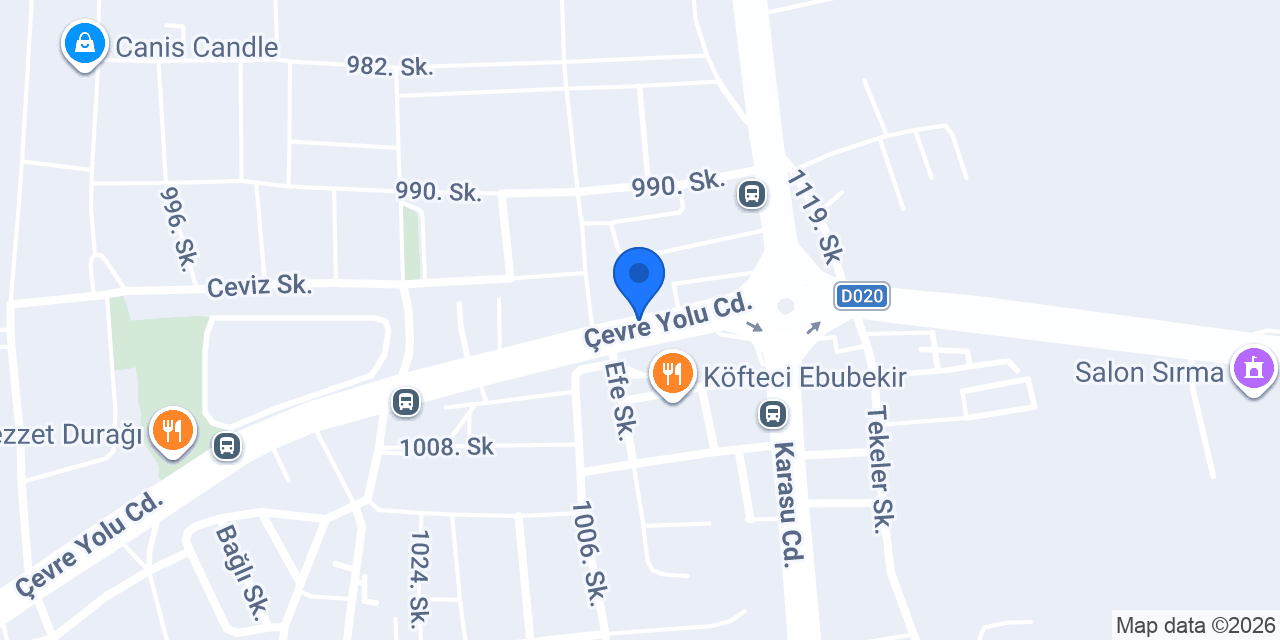 Lastikçi Erol Usta konumu