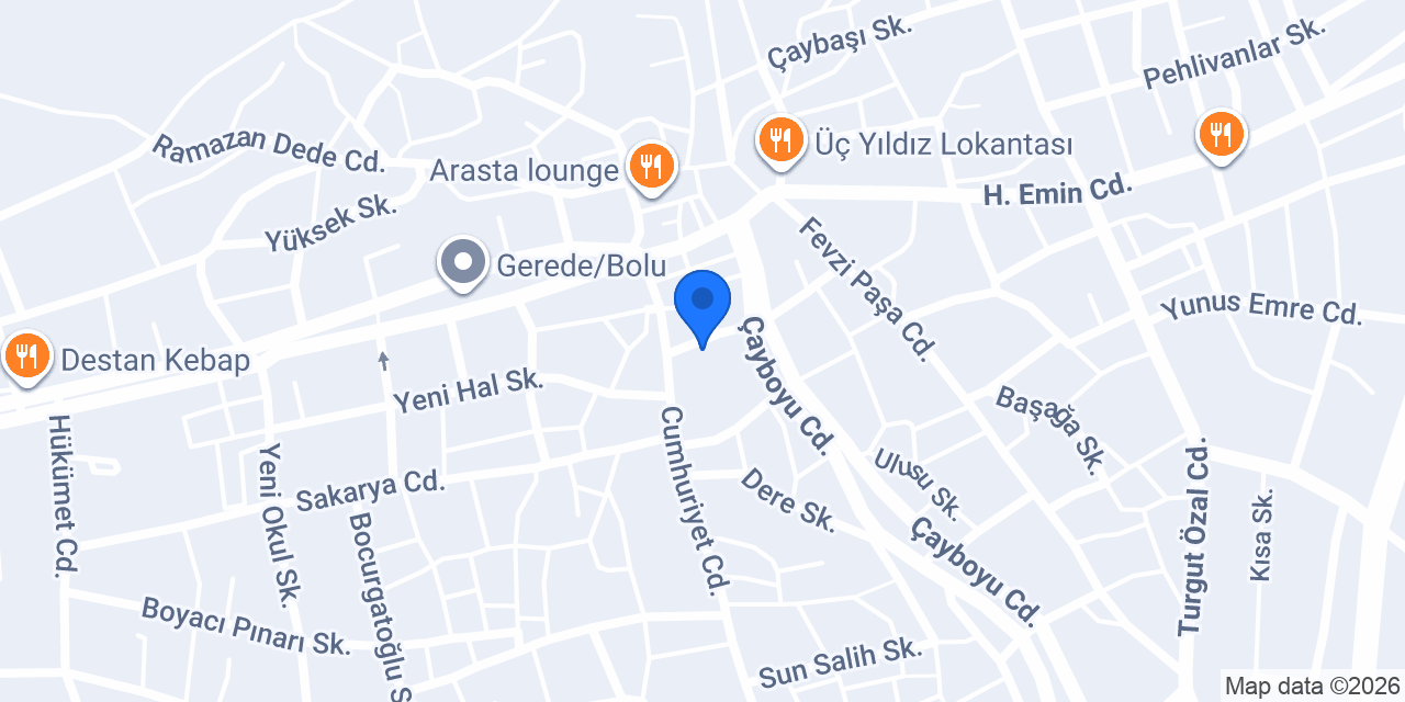 Gişten Av konumu