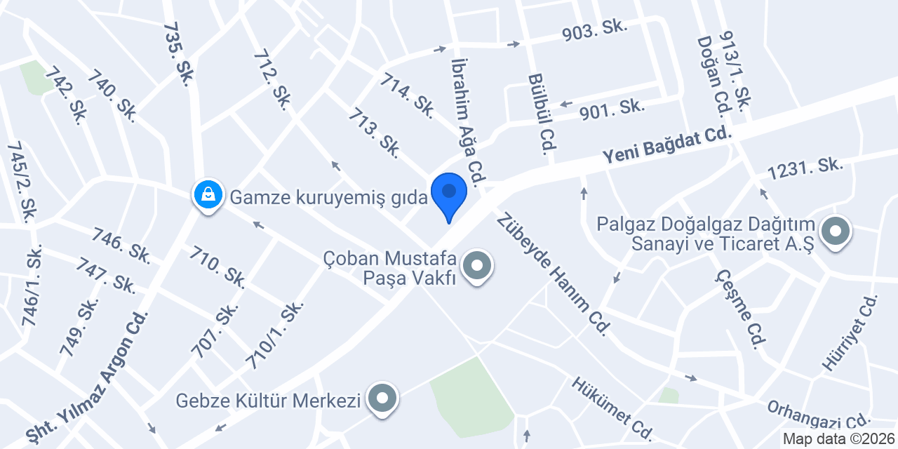 Aktepe İnşaat konumu