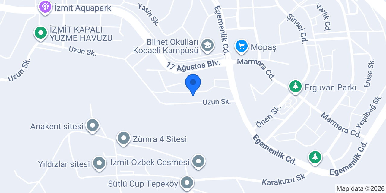 KO-MEK Gündoğdu Kurs Merkezi konumu