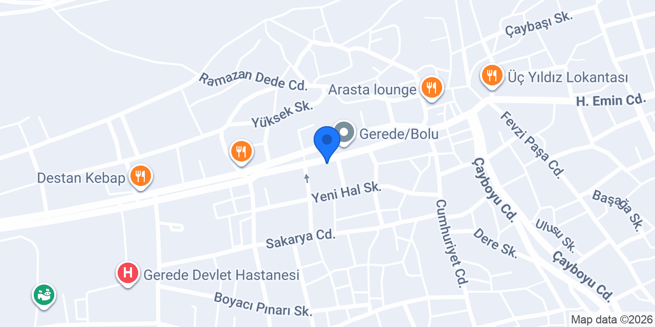 Ayyıldız Döner konumu