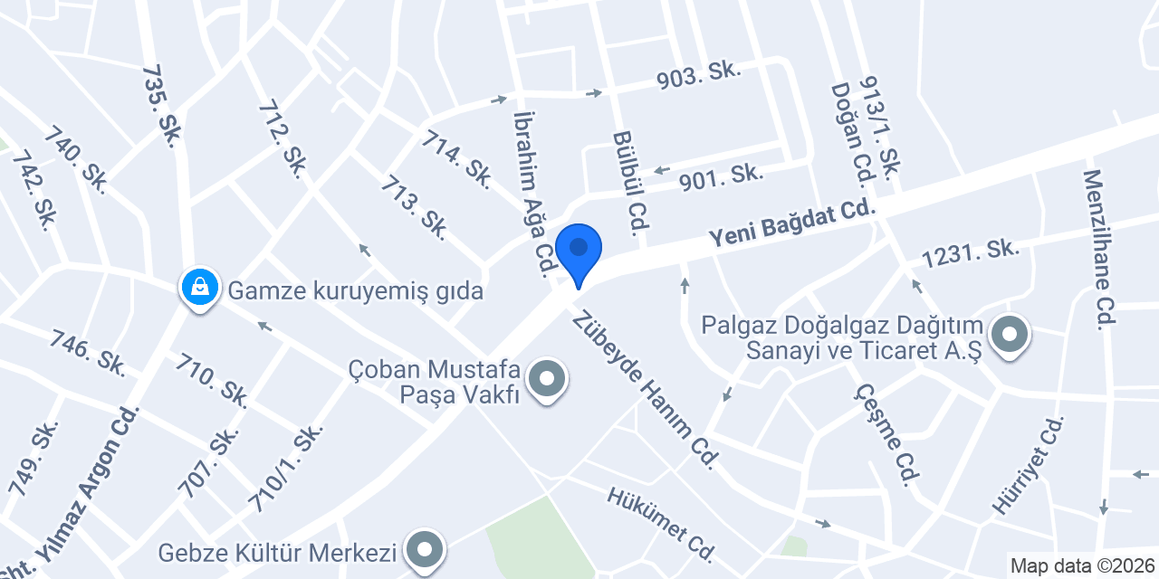 Gebze 8. Noterliği konumu