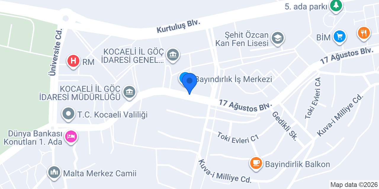 Akdoğan Elektrik Elektronik konumu