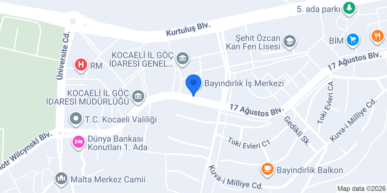 Barış Tercüme Gündoğdu Şubesi باريش للترجمة konumu