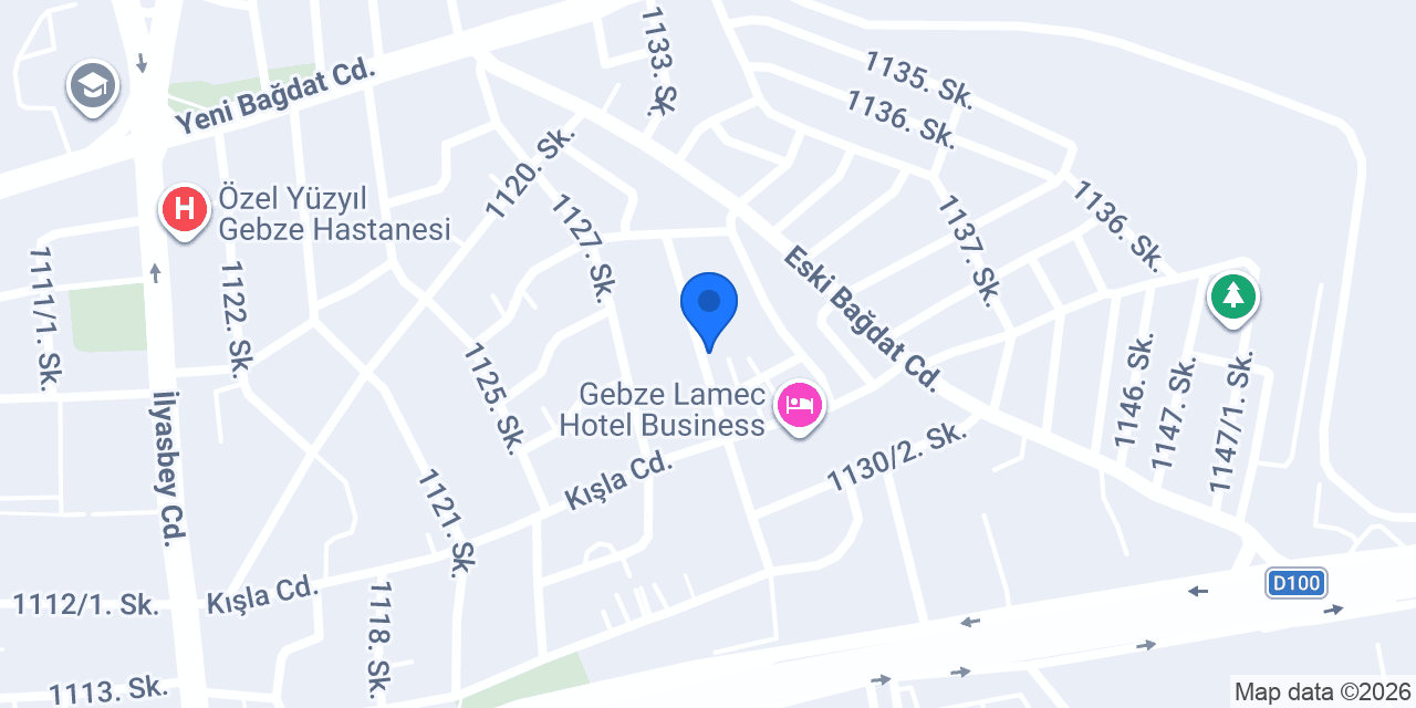 Anılar Mobilya Dekorasyon konumu