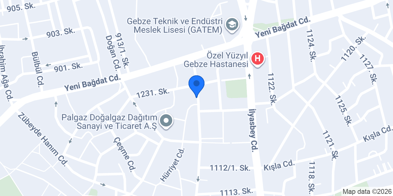 ASB Sigorta | Gebze şubesi konumu