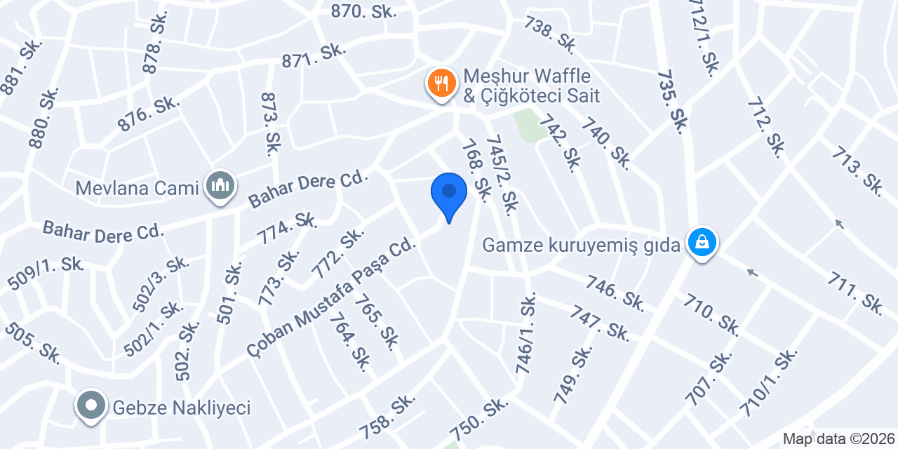 Göçmen Börekçisi konumu