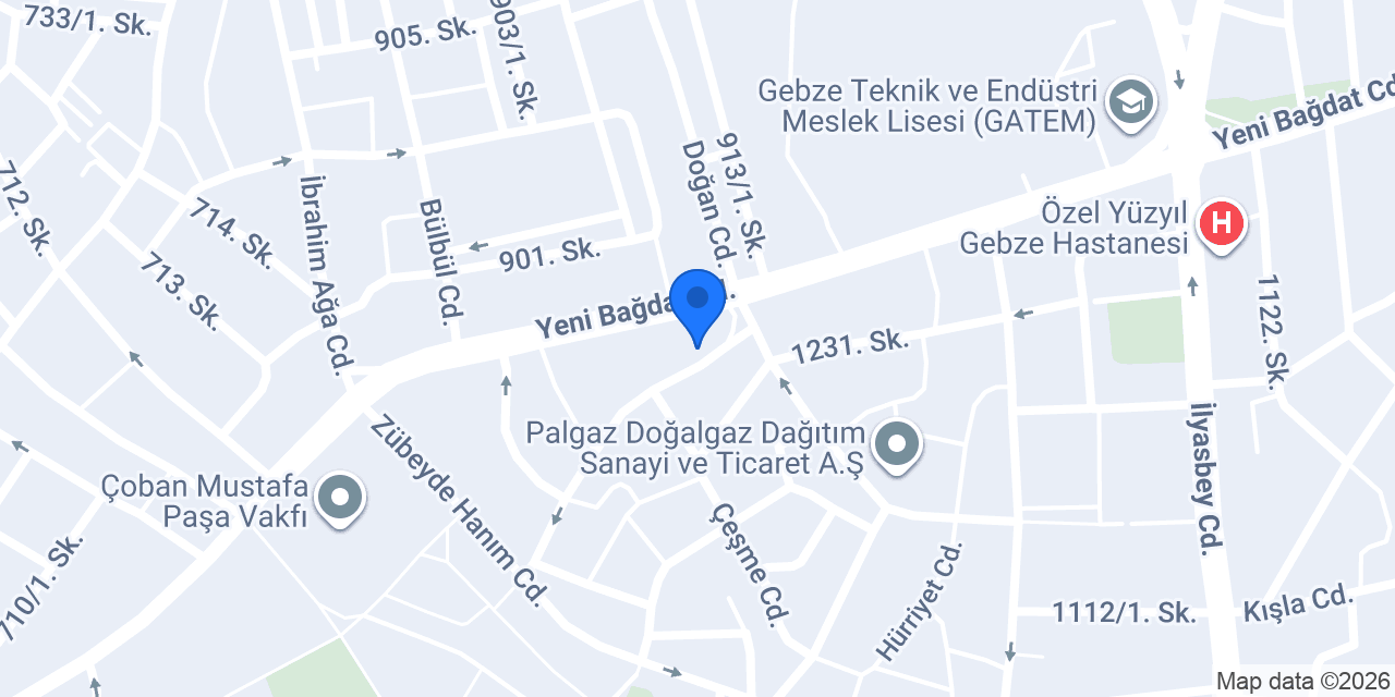 Gebze Perde konumu