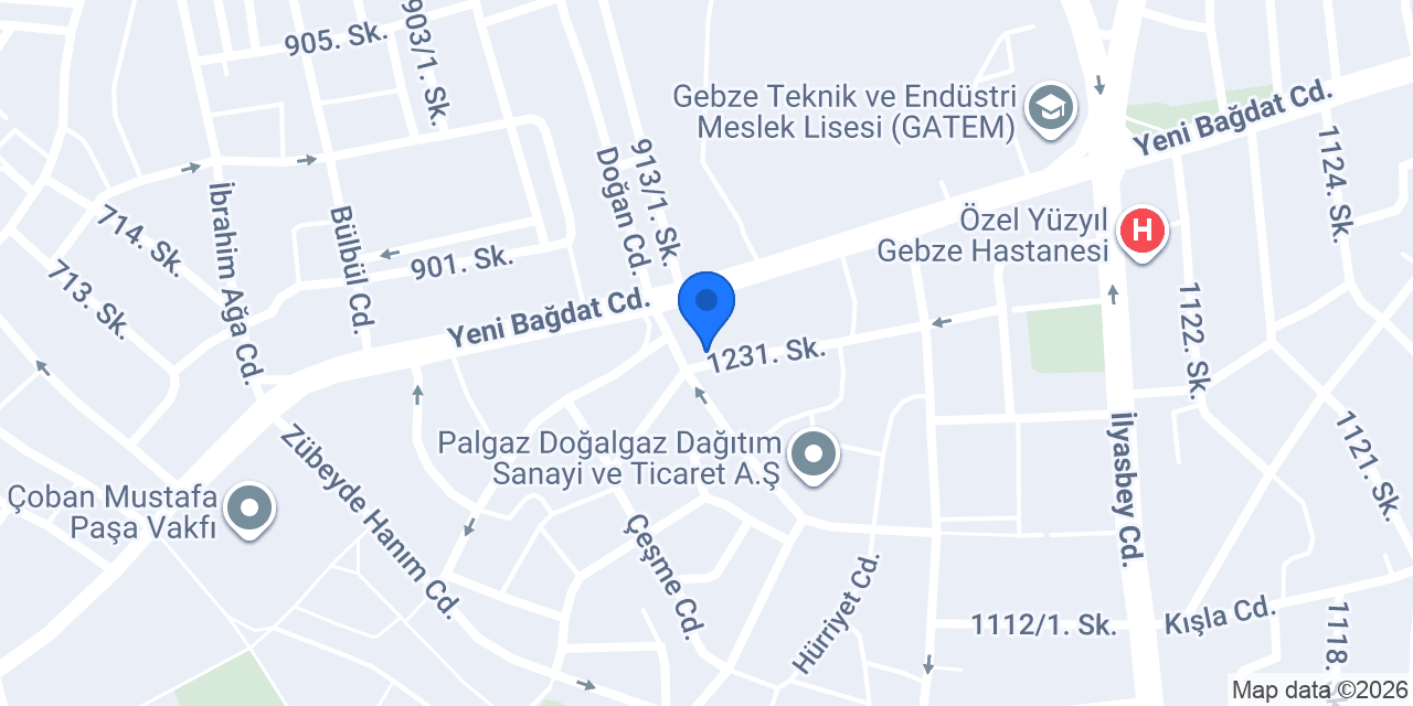 Gebze sineklik konumu