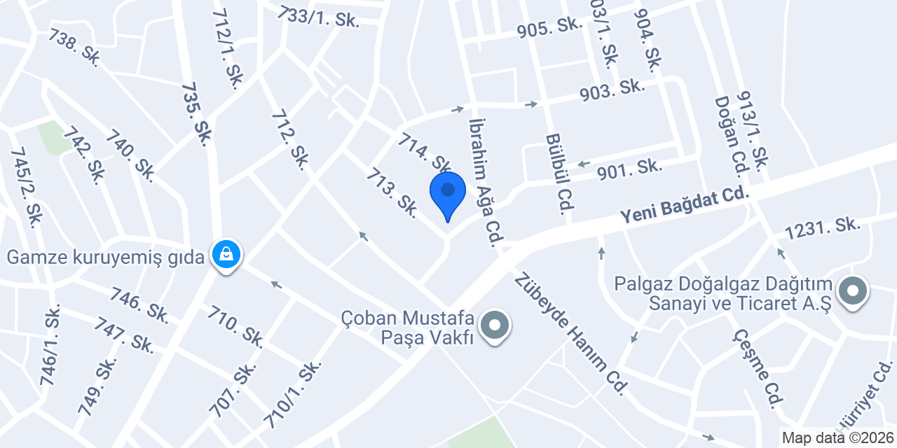 BEN U SEN KAFETERYA konumu