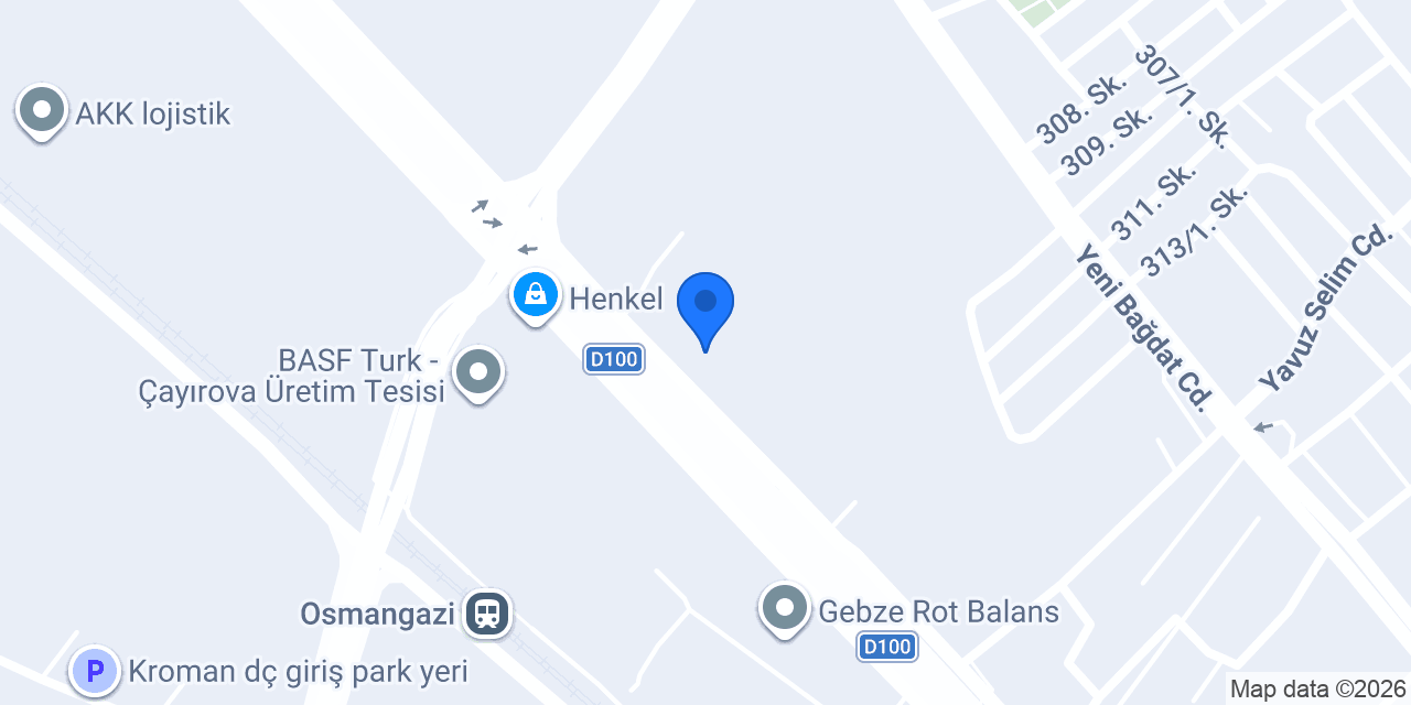 Onur Antrepo Lojistik konumu