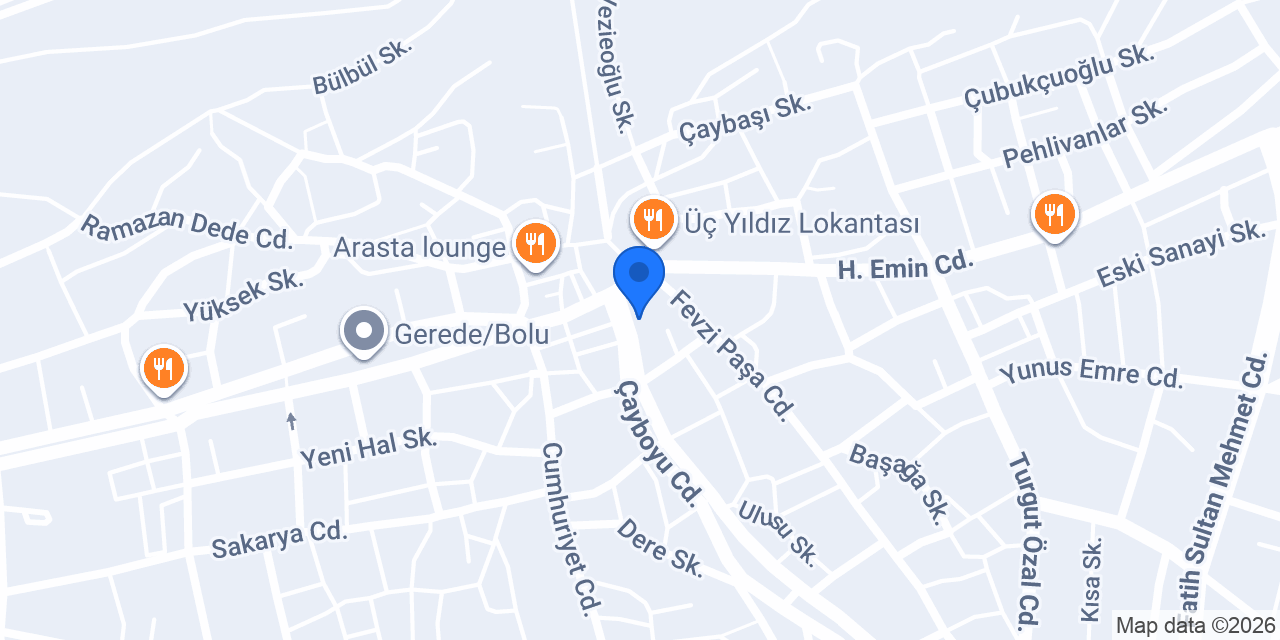Başgimpa Gerede -1 Çayboyu konumu