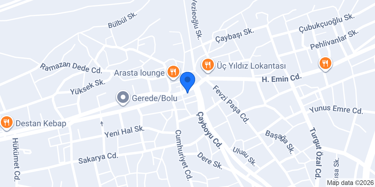 Dois Döner Gerede konumu