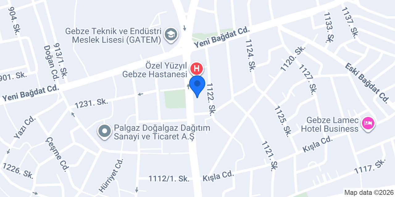 Gebze çiçekçilik konumu