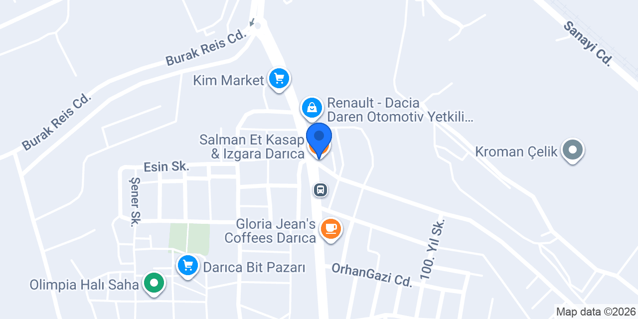 Salman Et Kasap & Izgara Darıca konumu