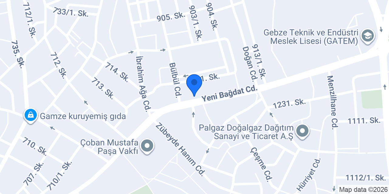 Meftech Mühendislik - Gebze & Kocaeli Elektrik Taahhüt konumu