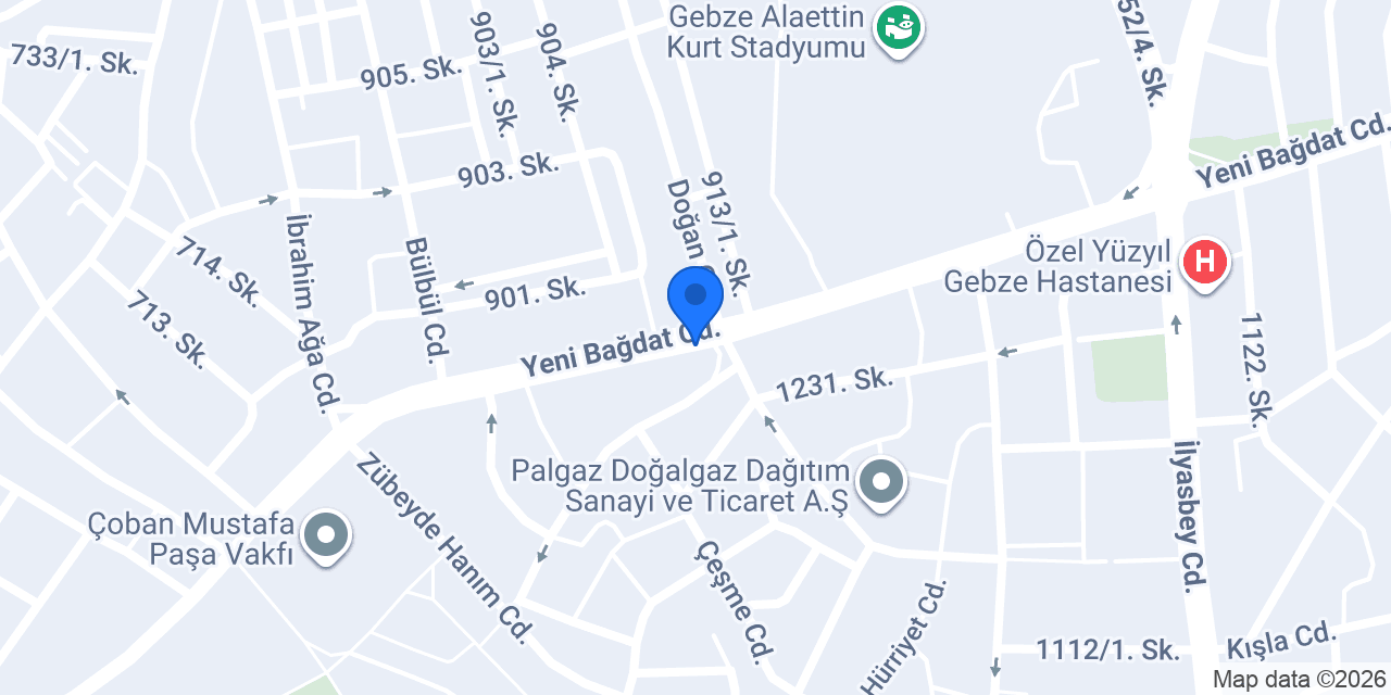 Hilal Kuru Temizleme konumu