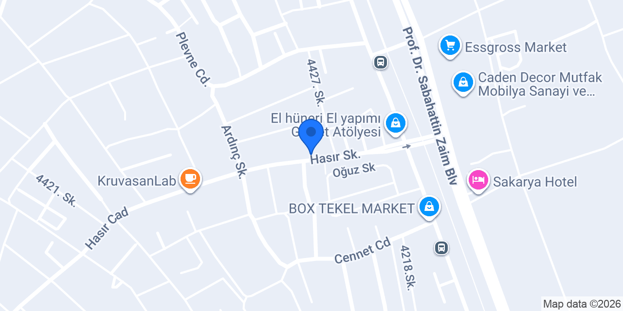 Saklambaç Oyun Evi Cafe konumu