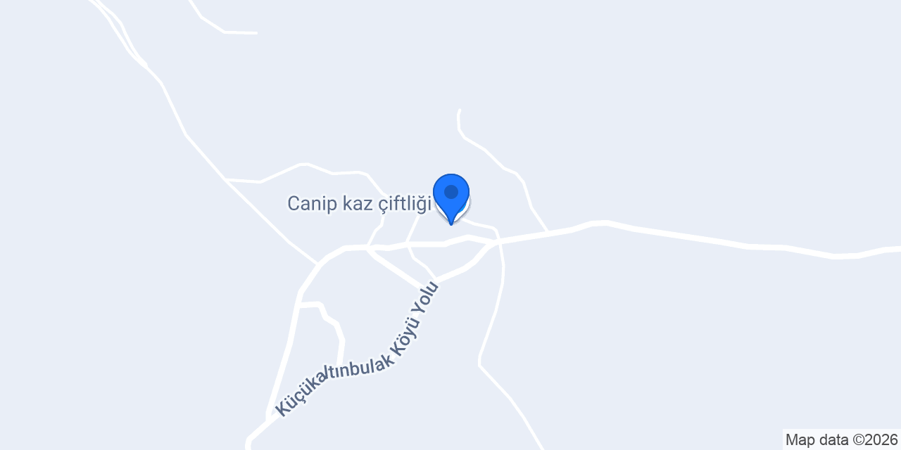 Canip kaz çiftliği konumu