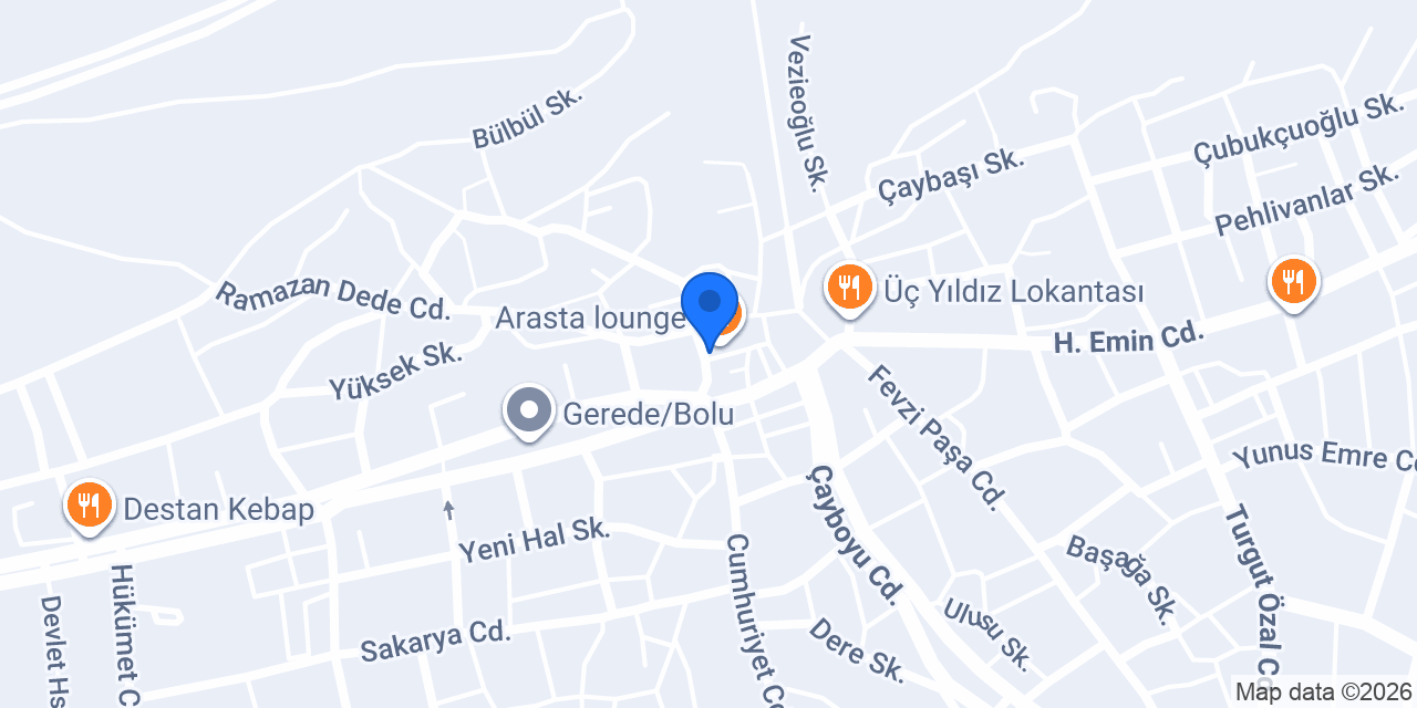 Gerede Taksi (Saray Taksi) konumu