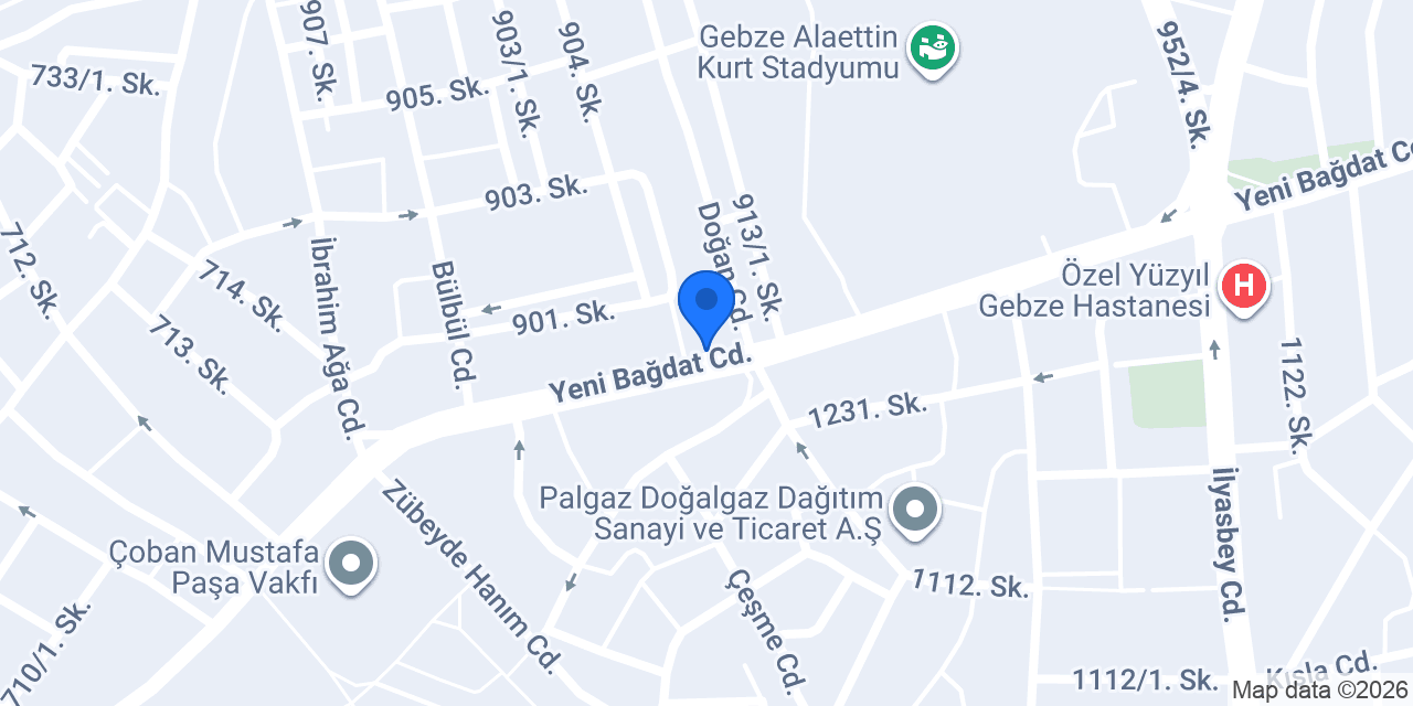 Bölgem Yapı Dyo Bayi konumu