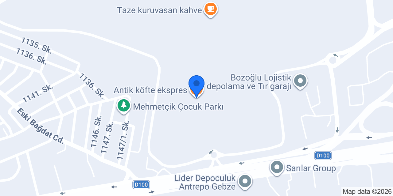 Antik köfte ekspres konumu