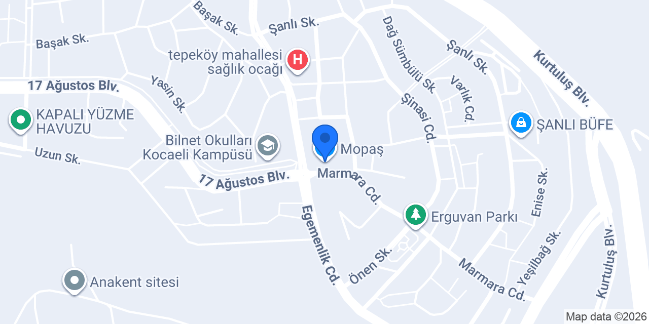 Mopaş konumu